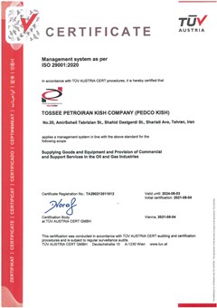 ISO 29001-2020